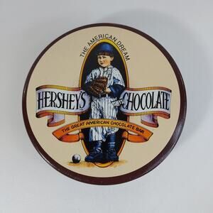 Hershey's The American Dream "The Great American‎ Chocolate Bar" Round Tin - VTG